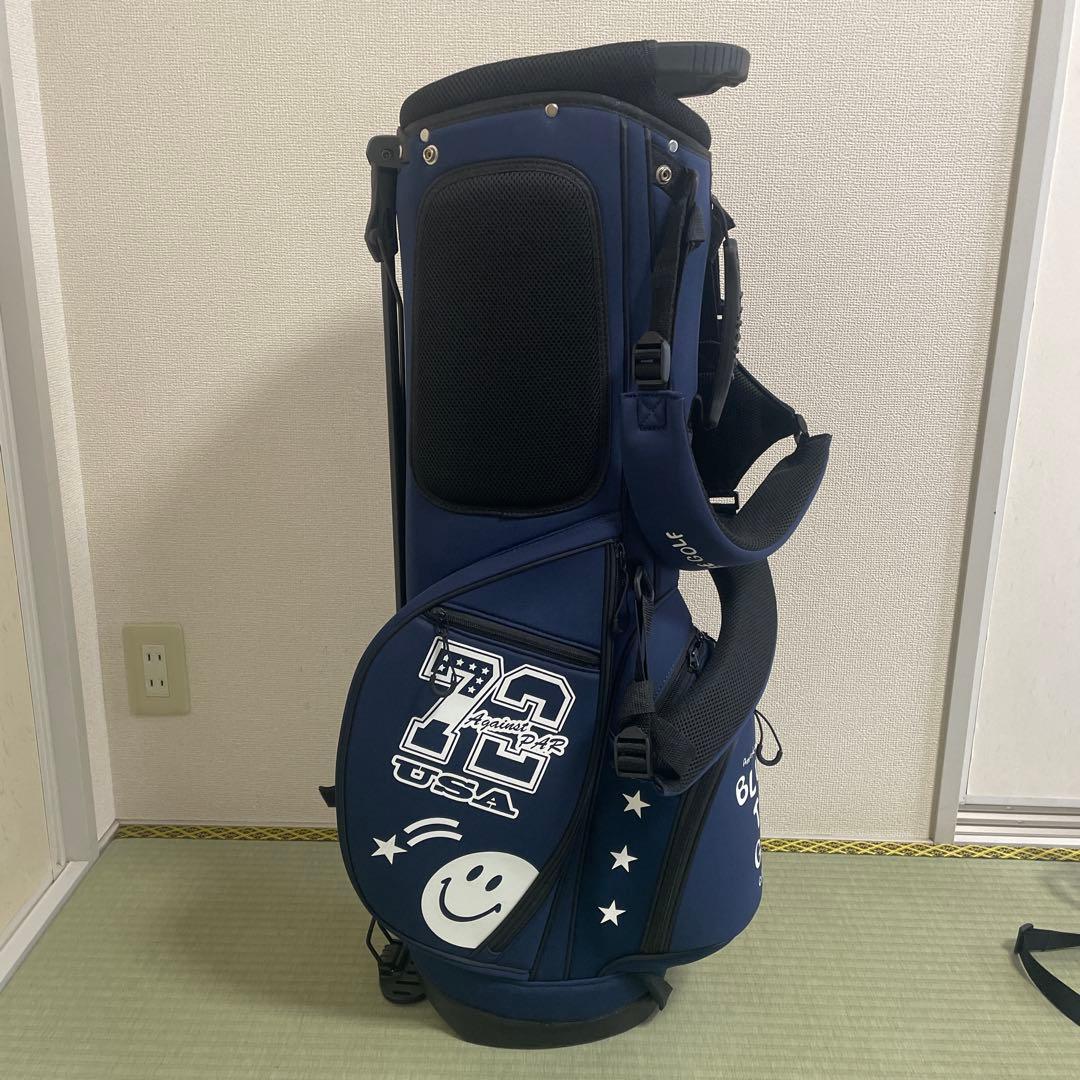 BLUE TEE GOLF キャディバッグ ネイビー