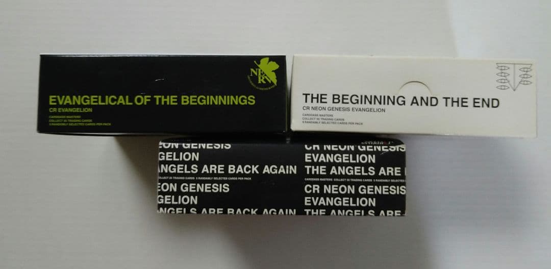 エヴァンゲリオン　カードダスマスターズ　CR３種　トレカBOXセット