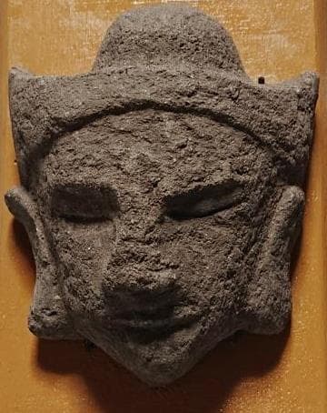 コレクター収集品　アンコール期　古代クメールの神像