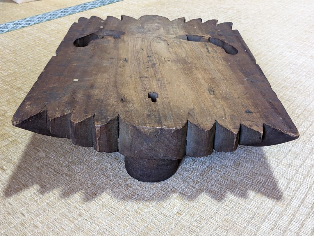 ♦閻魔大王 木彫時代物 地蔵菩薩の化身 開運 縁起物？寺社仏閣飾り 古美術骨董品