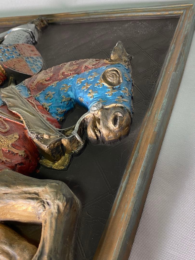 1704❣️ エドワード３世 レリーフ壁掛け彫刻