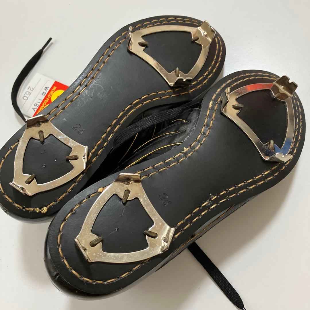 未使用 ワールドペガサス ヴィンテージ 本革 野球スパイク 26.0cm
