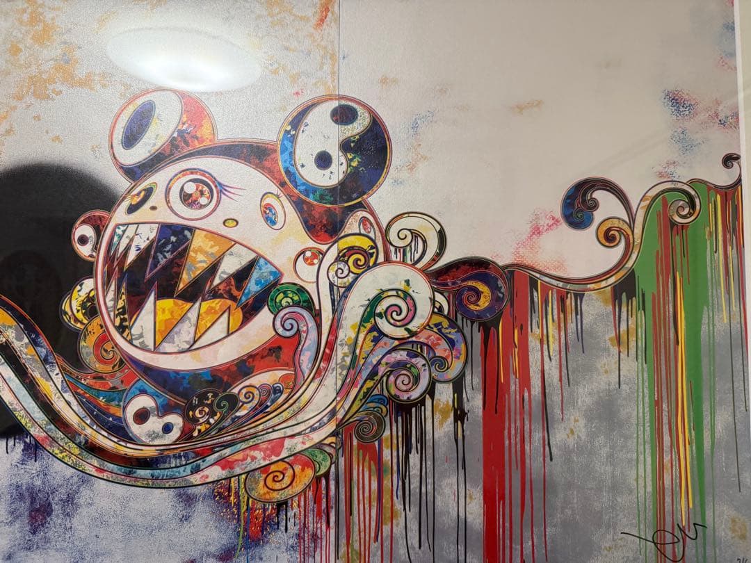 真作 村上隆 「727×772」 版画 ed.300 直筆サイン入り