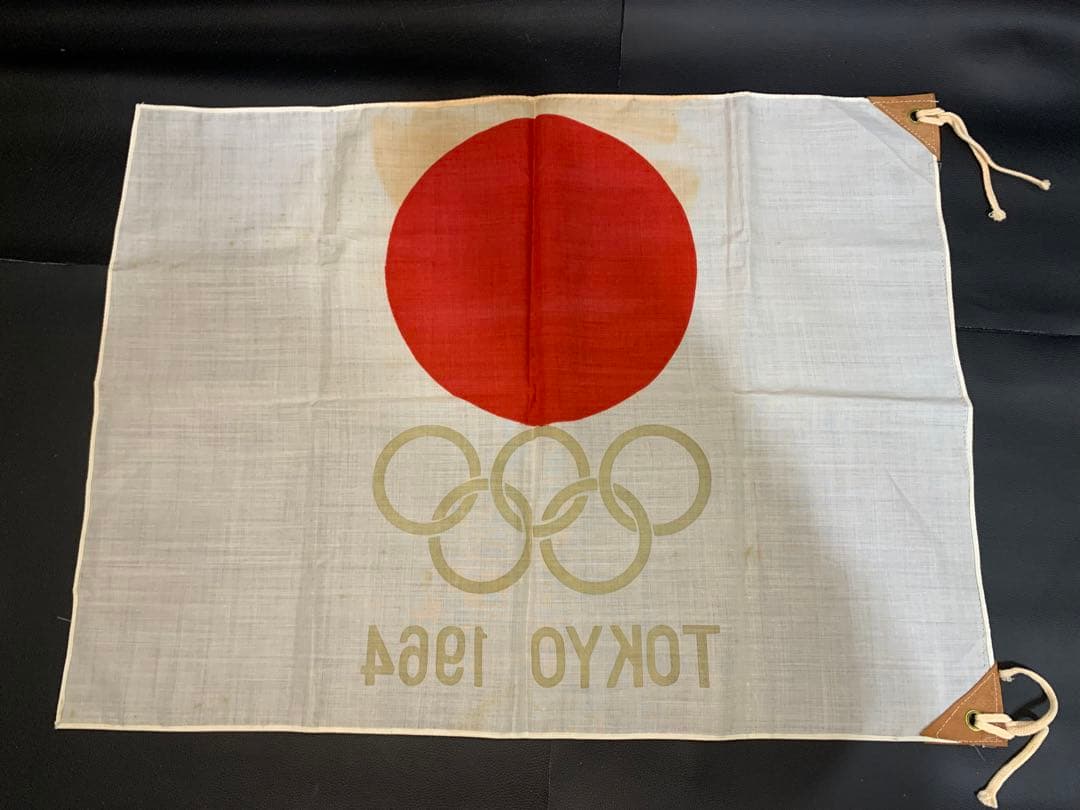 レトロ品　1964年　東京オリンピック　国旗　当時物　2点　大阪万博