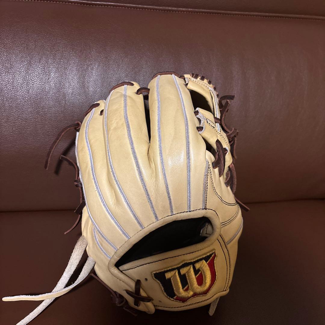 Wilson BASIClab 軟式野球グローブ ベージュ　型付け済み　87