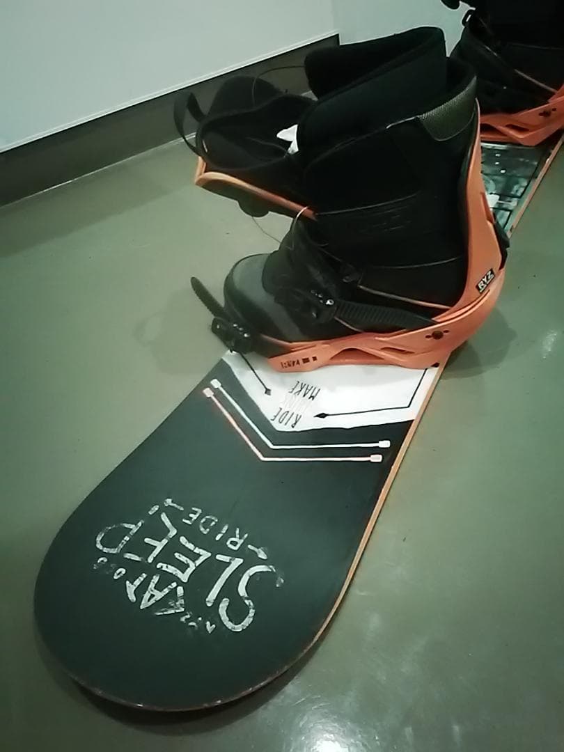 【4点】 RIDE　全RYZ　MARSHALL　151cm　スノーボードSET