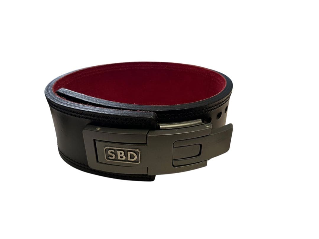 SBD トレーニング・パワーベルト 黒/赤　Mサイズ