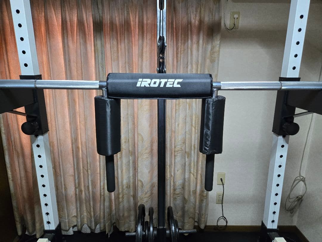 引き取り限定 iROTEC アイロテック セーフティースクワットバー 28mm