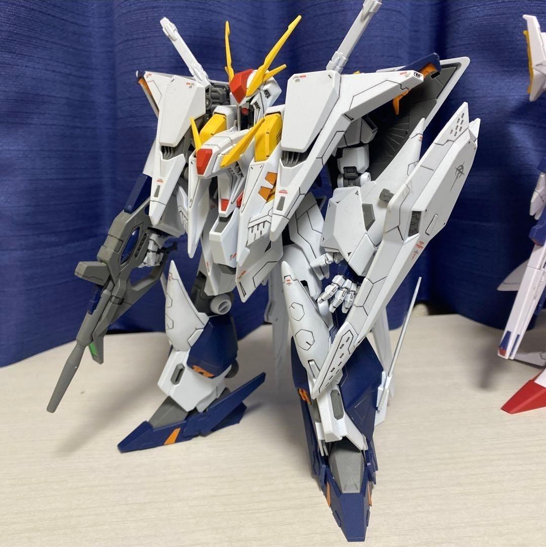 閃光のハサウェイ　クスィーガンダム　ペーネロペー　墨入れ　完成品　2体セット