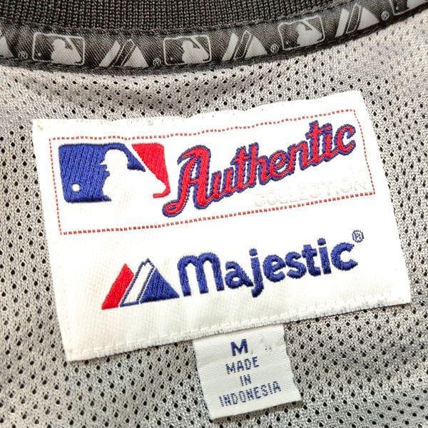 ホワイトソックス マジェスティック ハーフジップ ジャケット M プルオーバー