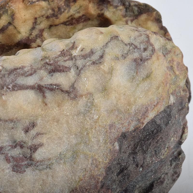 鑑賞石　天然石　赤石　赤玉石　葛屋　置物　約1319g　唐木台付　V　R9170