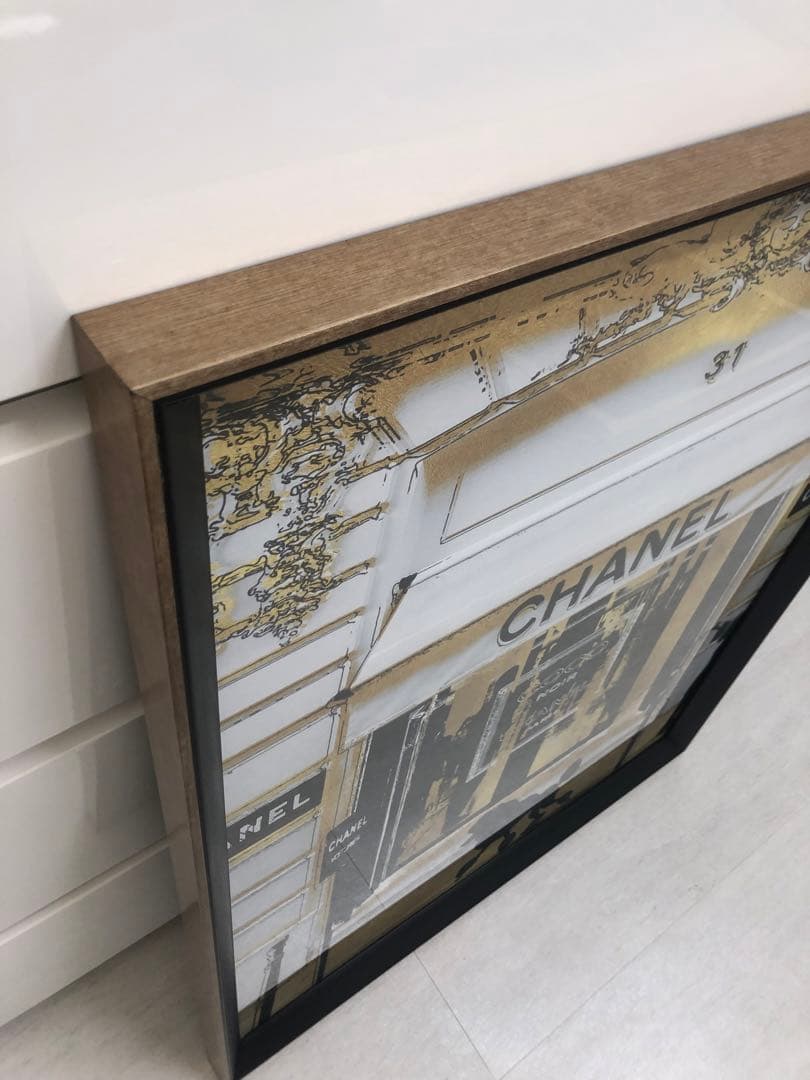 【専用】Francfranc シャネルアートボード フレーム付き