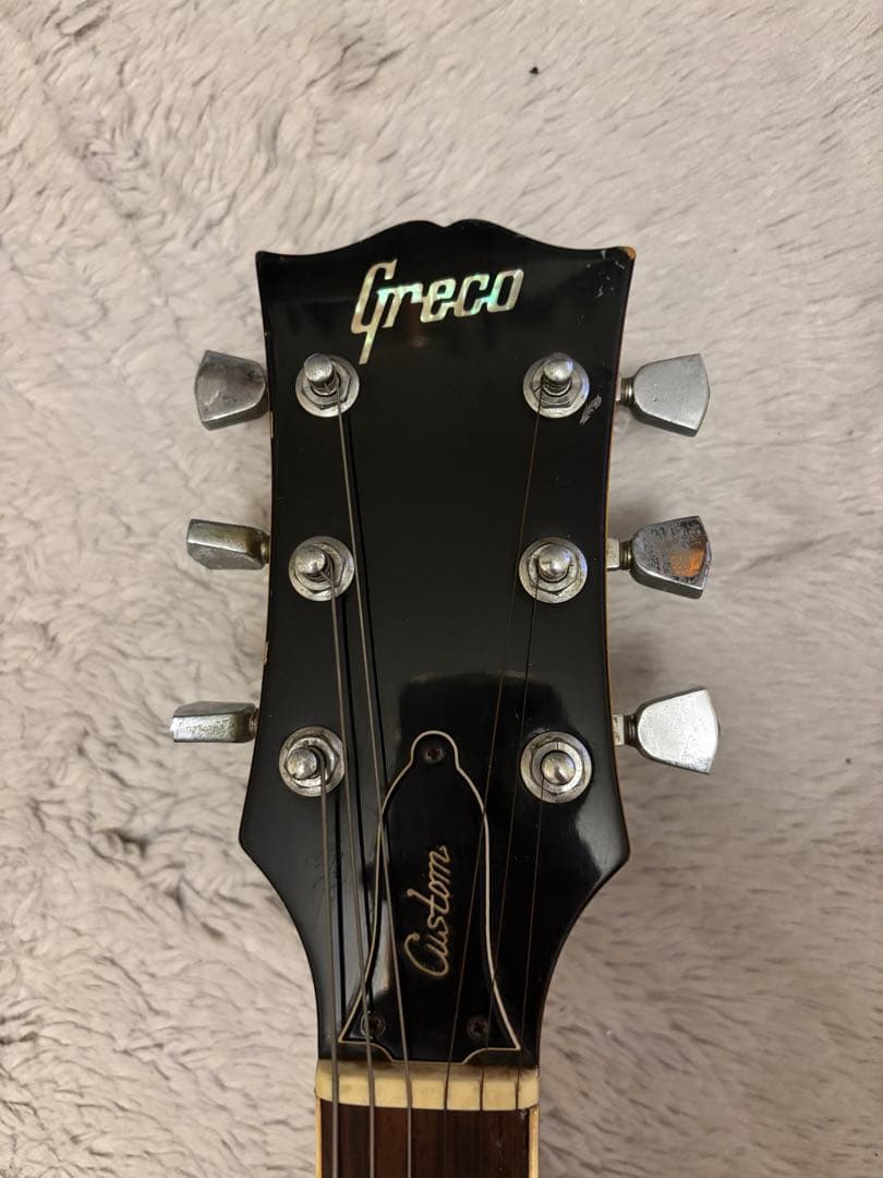 【ビンテージ】 Greco EG480r 75年製レスポール　超良フレイムトップ