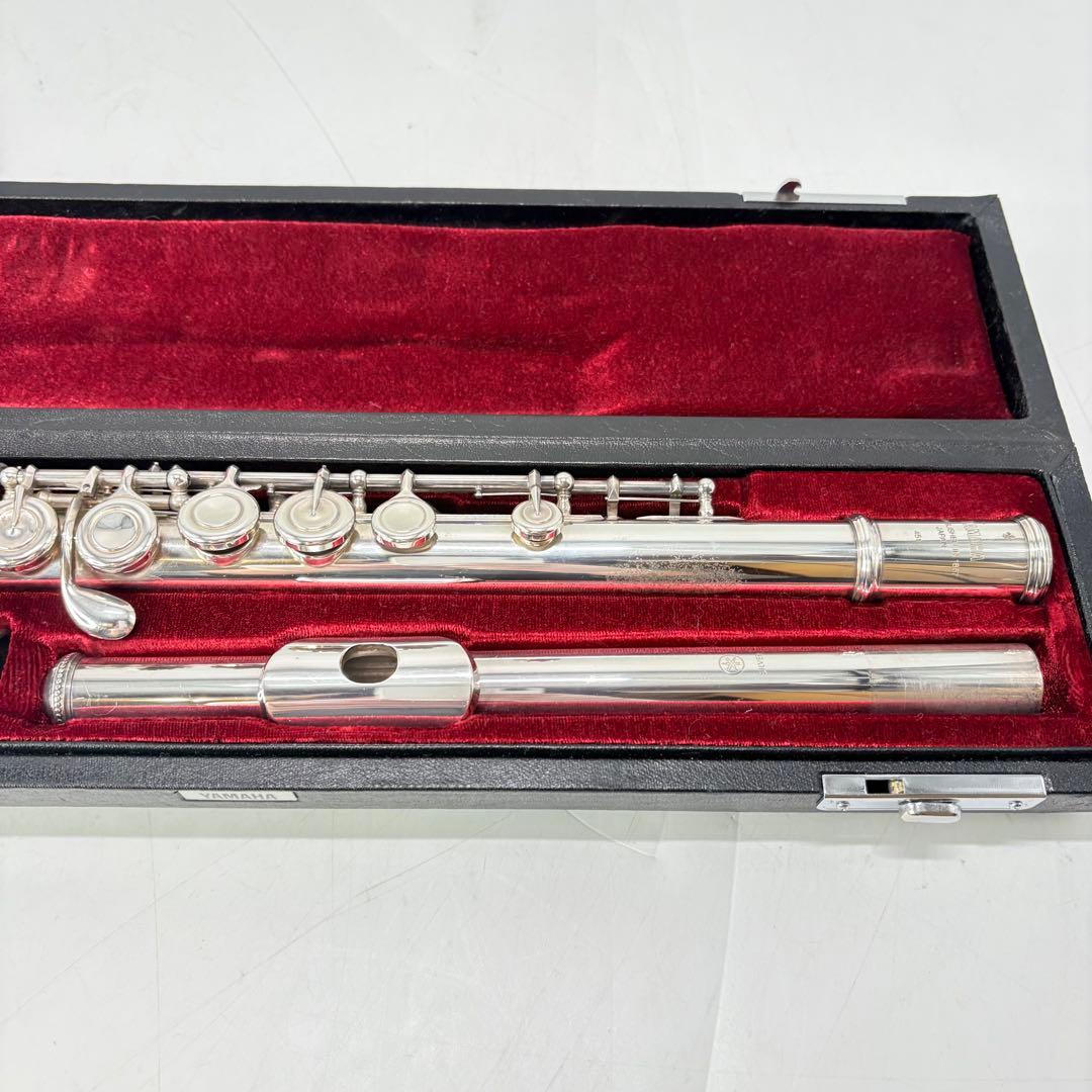 【美品・ケース付属】YAMAHA ヤマハ 頭部管銀製 フルート YFL-451