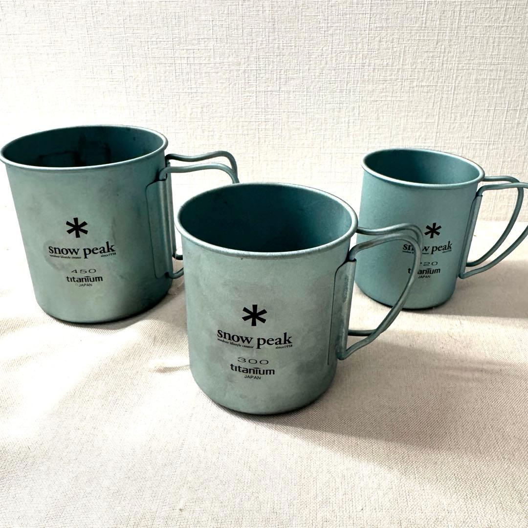 非売品 スノーピーク 空色チタンシングルマグ  peak 限定 ブルー