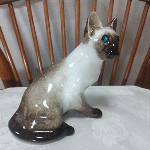シャム猫、ウィンスタンレイキャット（ケンジントンキャット）サイズ３、ビンテージ品