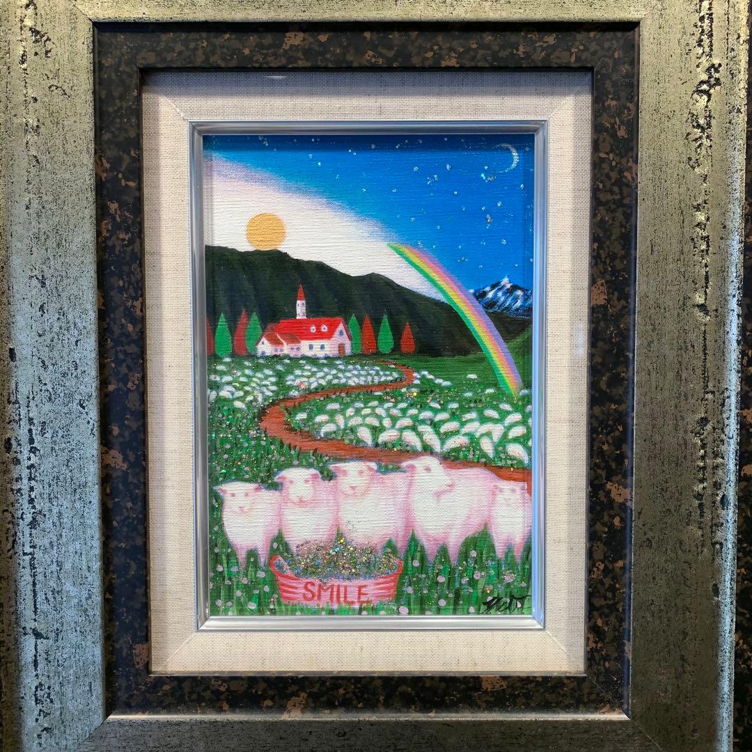 分部 佳英 油彩「夢未来」