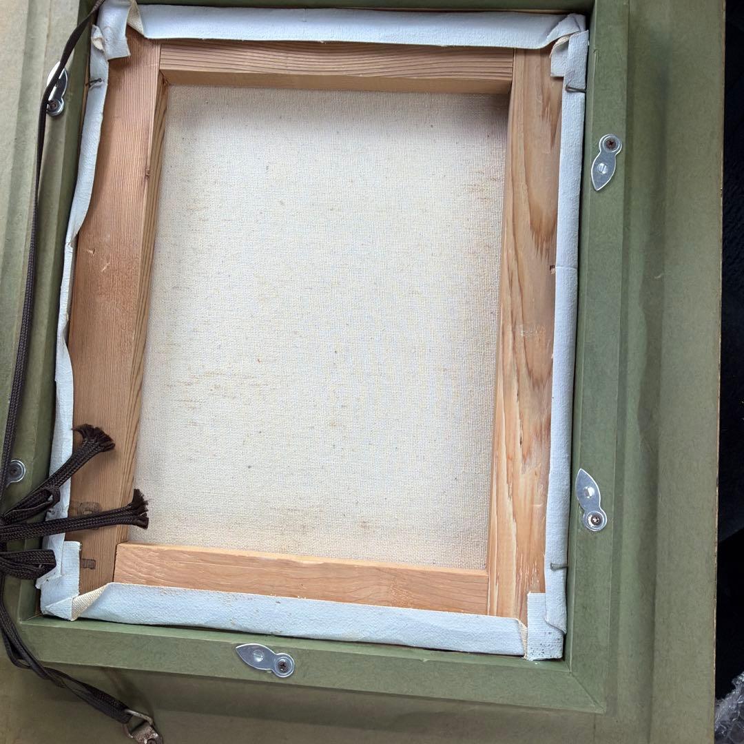 Y. Simoni 油彩画 風景画 金色フレーム