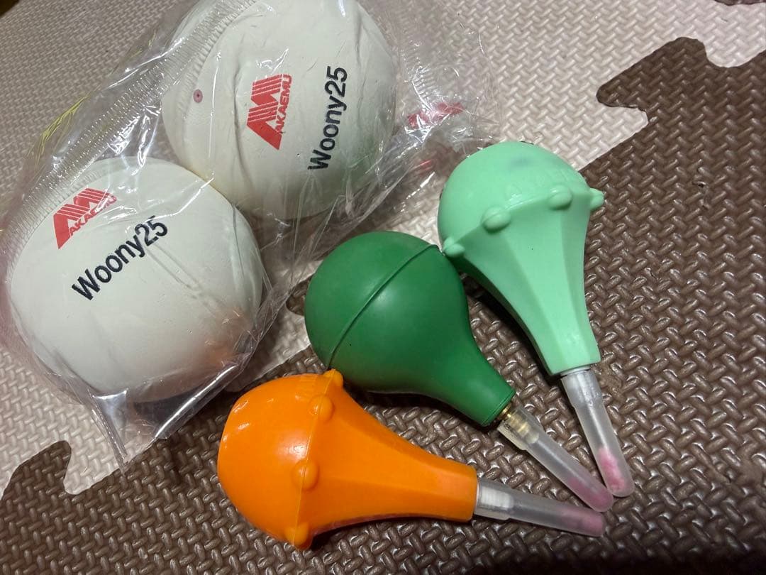 にこshopsソフトテニスボール　アカエム　【公認球】