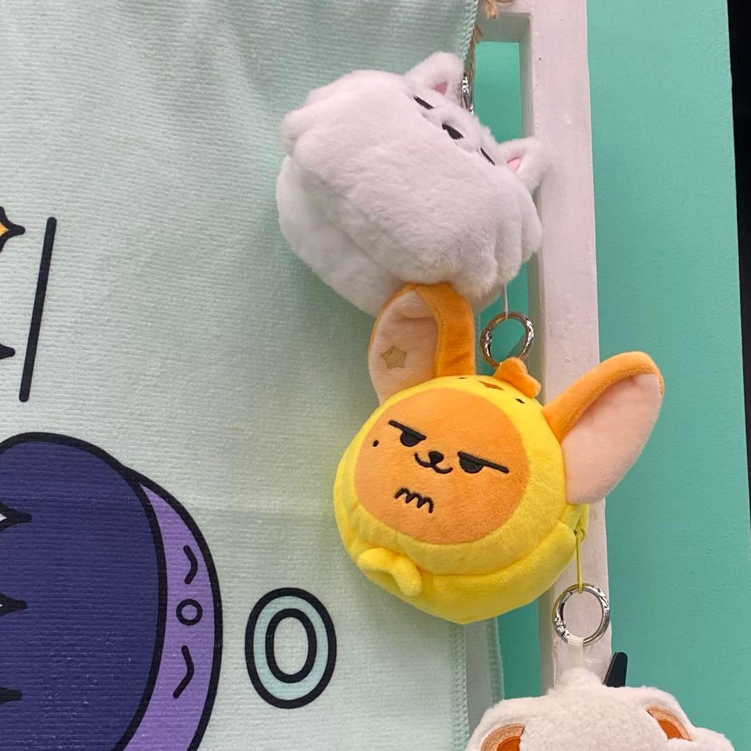 txt ポップアップ スビン トレカ ぬいぐるみ キーリング ポーチ