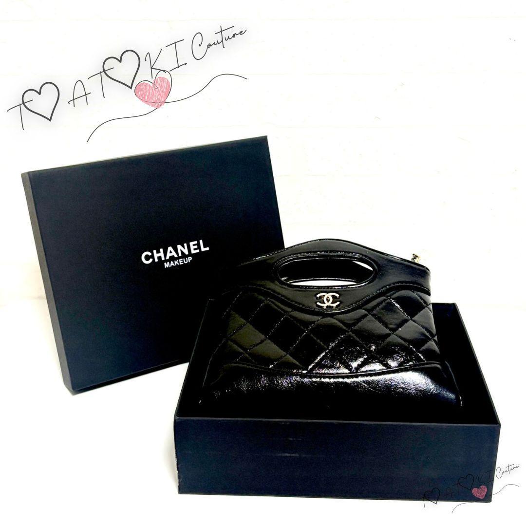 ❤CHANEL❤非売品 ブラック チェーン クラッチ ショルダーバッグ