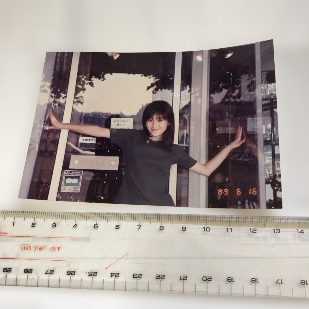 酒井法子生写真￼1989年5月16日撮影 女性の写真