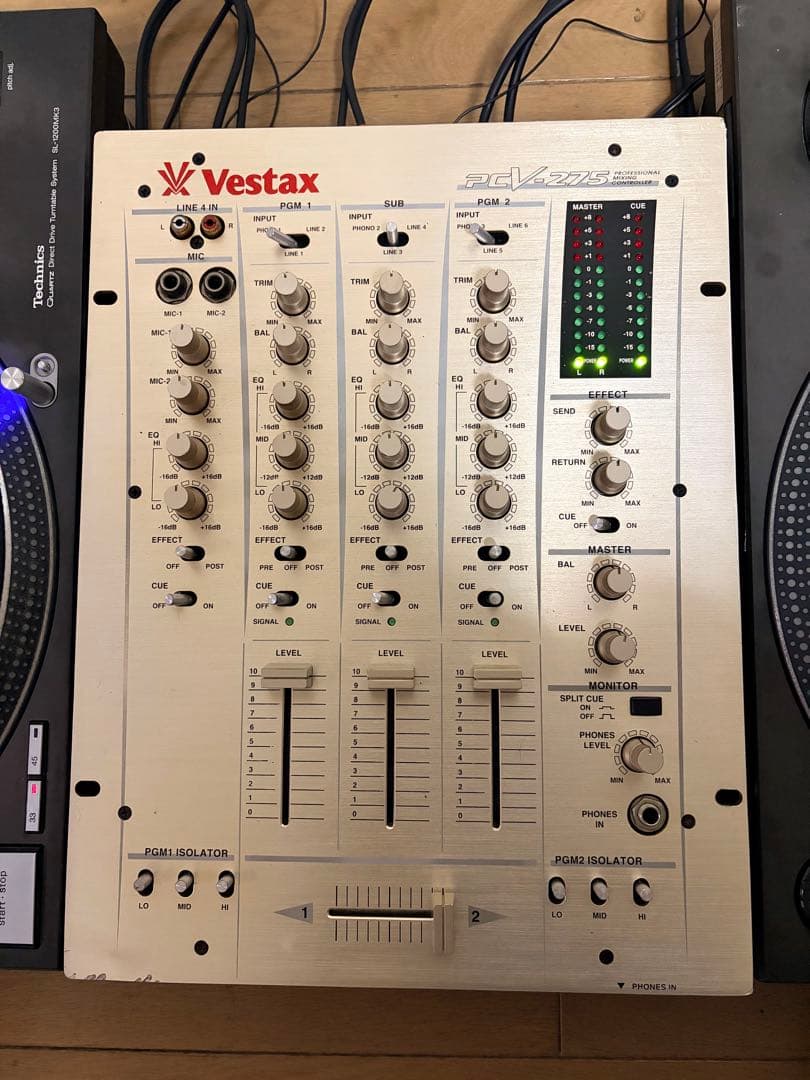 メンテナンス済み　SL-1200MK3 Vestax PCV-275