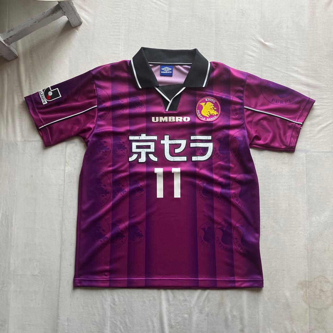 アンブロ 京都パープルサンガ ユニフォーム 11 サイズO-XO vintage