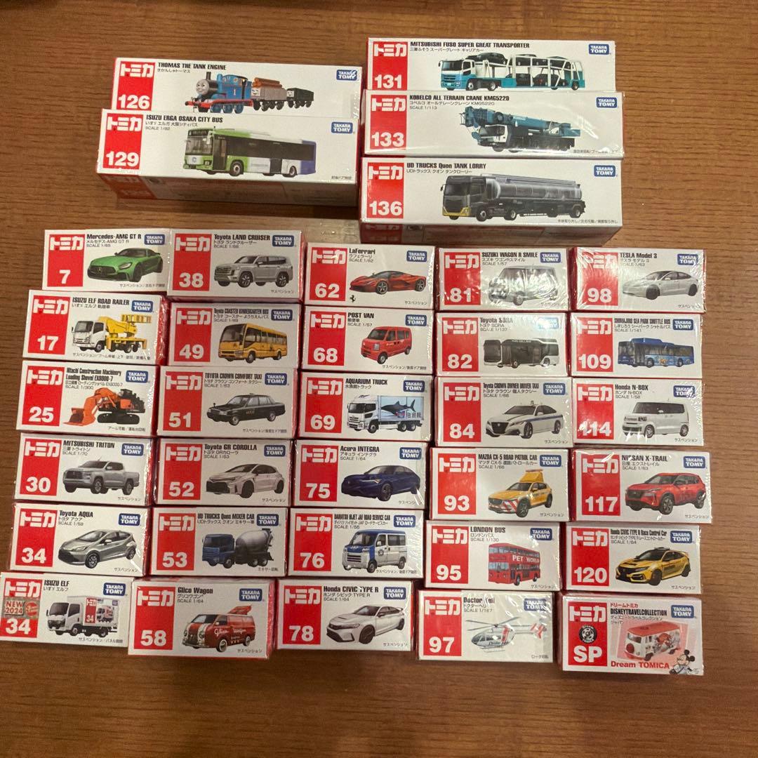 トミカ　まとめ売り　35台