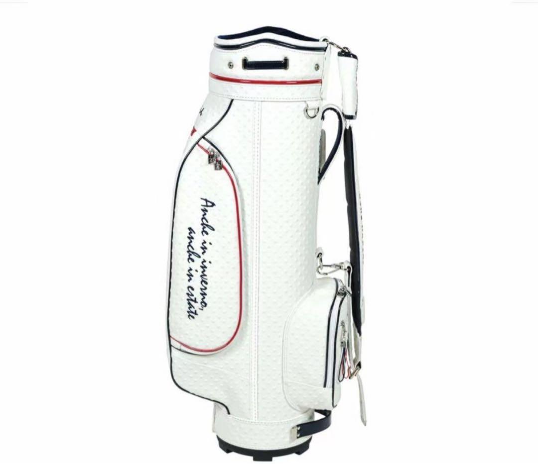 ゴルフバッグ・キャディバッグ CADDY BAG (CART TYPE) CB-STAR WHITE MUTA