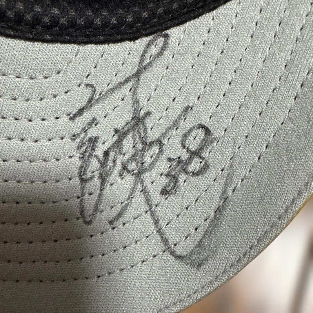 【実使用】武田勝 直筆サイン入り 選手支給品 キャップ