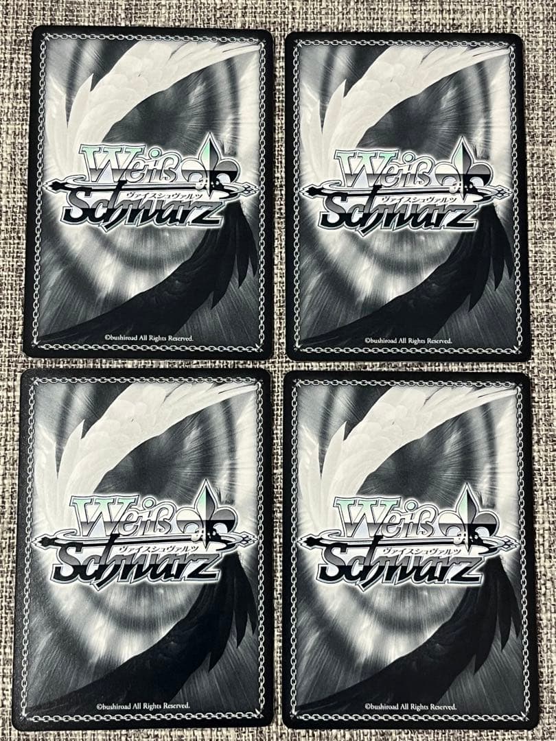 ヴァイスシュヴァルツ WS アクセルワールド サイン SP 黒雪姫 4枚