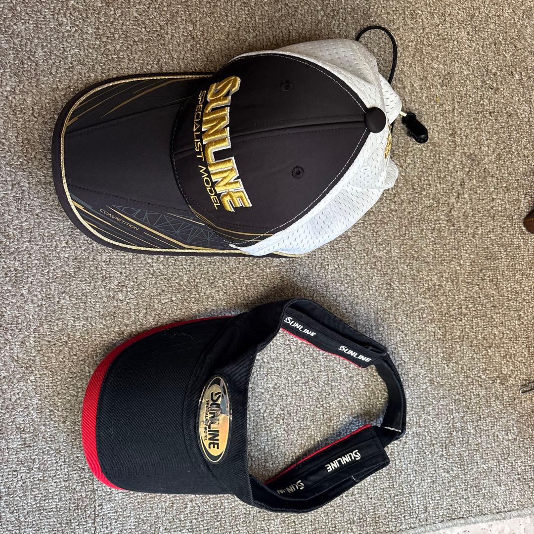 サンライン ウェア　STW-1303 キャップ　バイザーセット