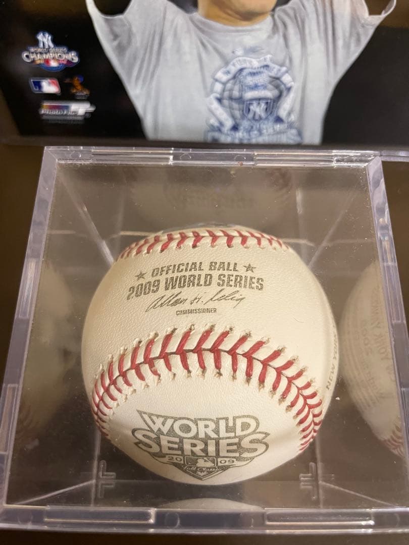 希少　松井秀喜2009年ワールドシリーズ MVP記念直筆サインボールと写真セット