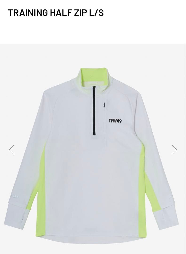 新品正規品【TFW49/XL】ハーフジップ長袖カットソー長袖シャツ