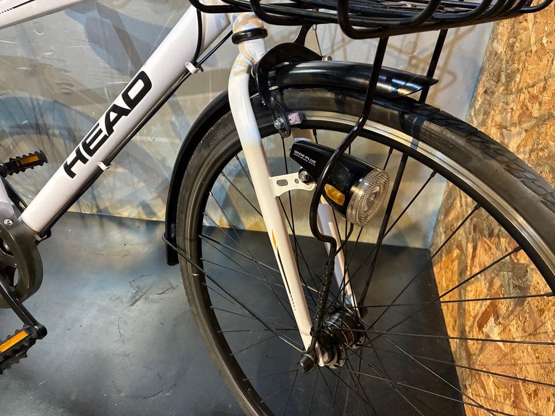 I7【大阪堺市/取引】中古自転車 HEAD 27インチ ノーパンクタイヤ仕様