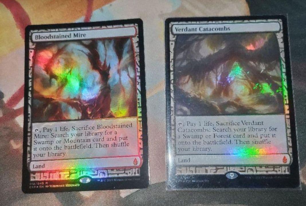 血染めのぬかるみ、新緑の地下墓地 foil