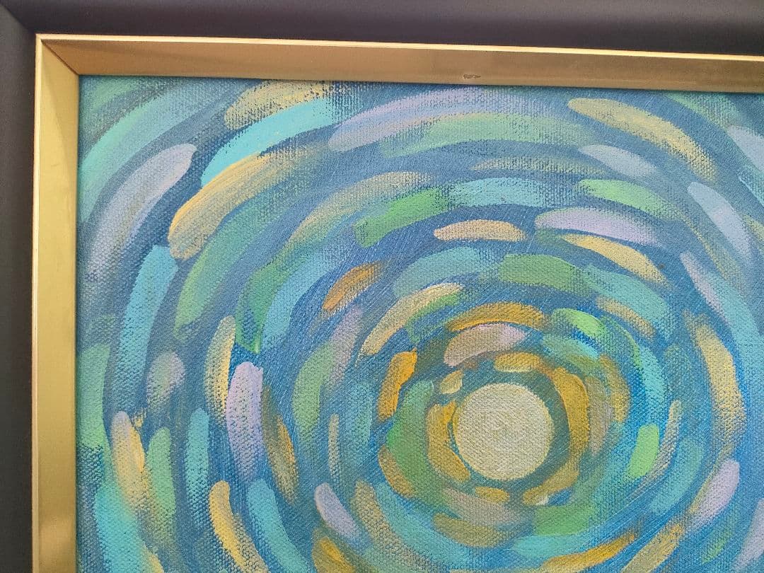 油彩画　油絵原画　Ｆ30号　【アンコールワット】　一点物　芸術作品