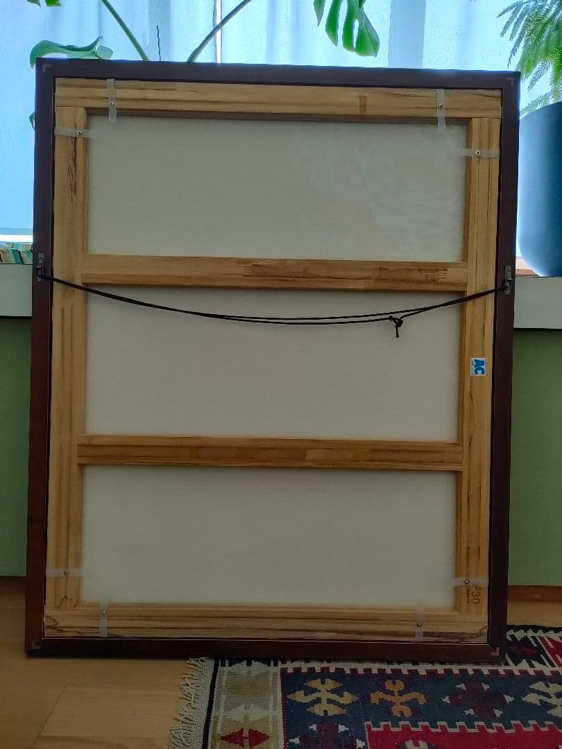 油彩画　油絵原画　Ｆ30号　【アンコールワット】　一点物　芸術作品