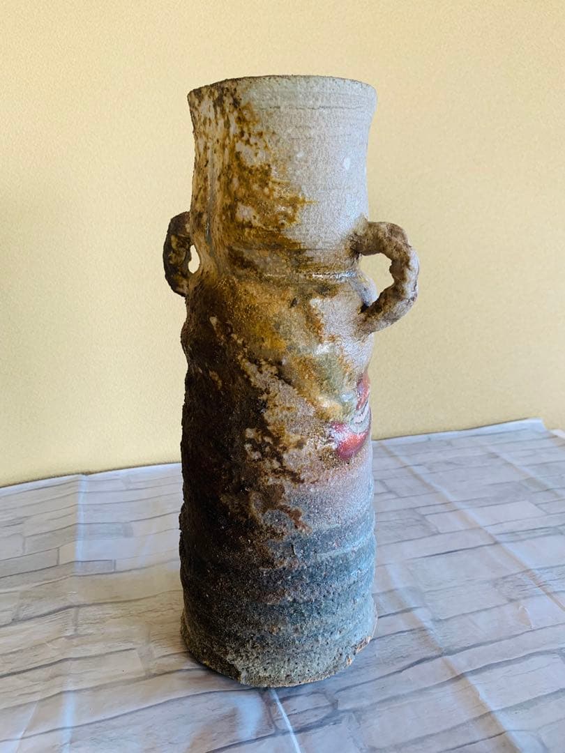 最終価格！！信楽焼、花瓶、宝瓶、置物