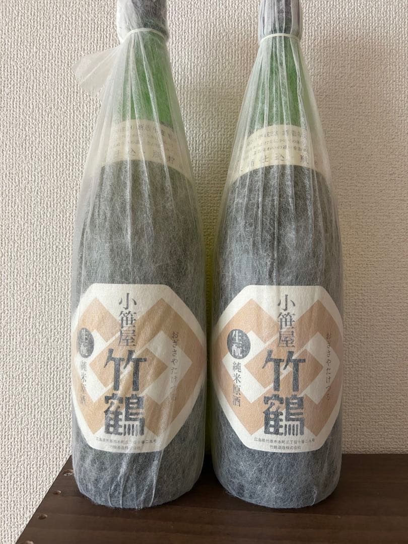 小笹屋 竹鶴 生酛純米　28BY 1.8l ×2
