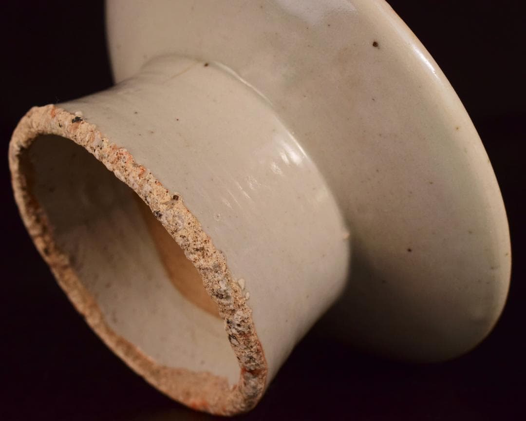 李朝 白磁 台鉢 台皿 菓子器 陶芸