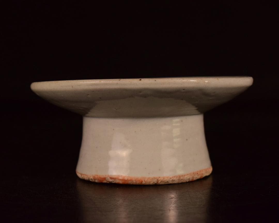李朝 白磁 台鉢 台皿 菓子器 陶芸