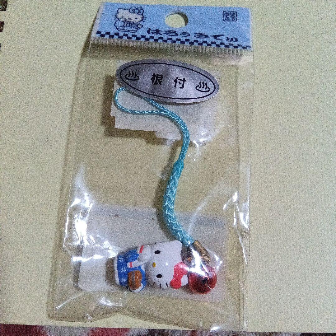 ハローキティ ストラップ 根付付き
