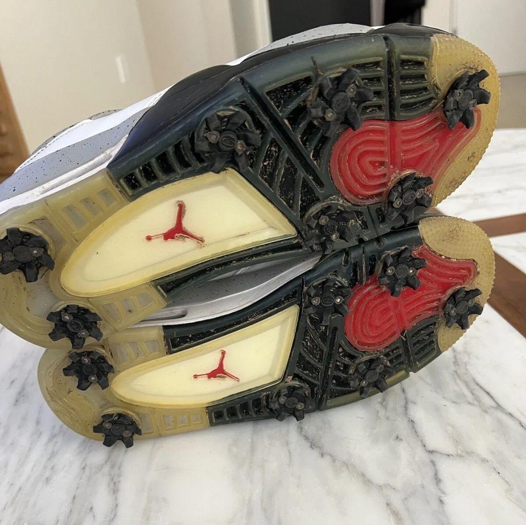 値下げ【美品】ナイキ ジョーダン 4 ゴルフ ホワイトセメント 27.5cm