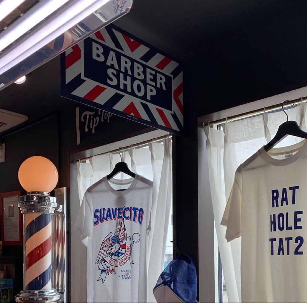 MARVY JAPAN BARBER SHOPメタルサイン 理容室 床屋 看板