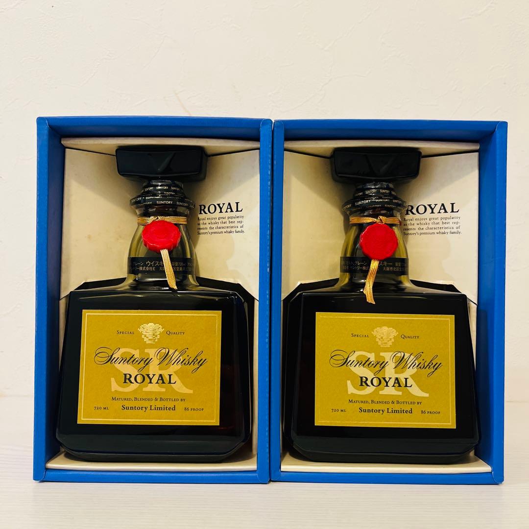 サントリー　ローヤル　箱付き　終売品　2本　ウイスキー　美品　古酒　