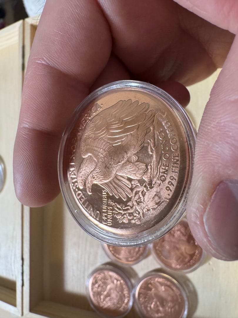 ウォーキングリバティ 銅製12枚セット