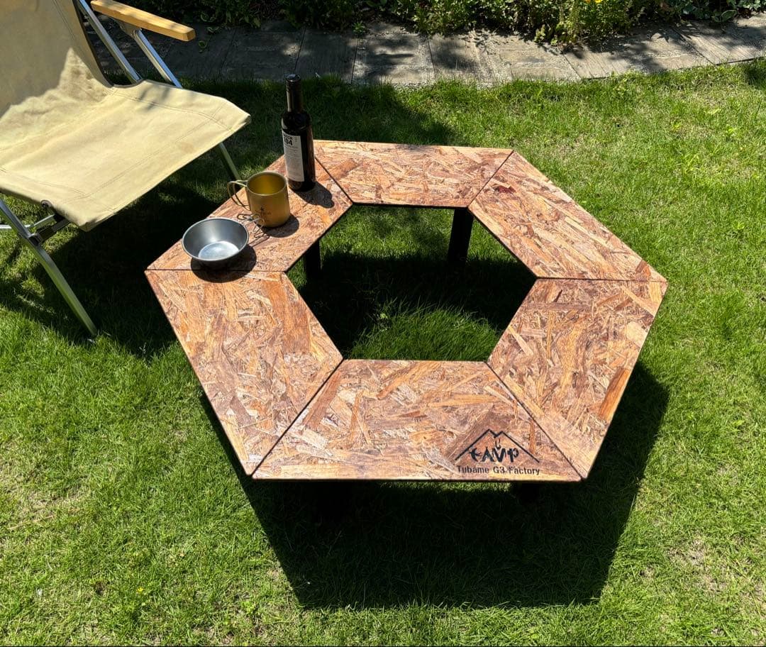 ちゃんひー ヘキサテーブル50 センターテーブル付き　FHC60w