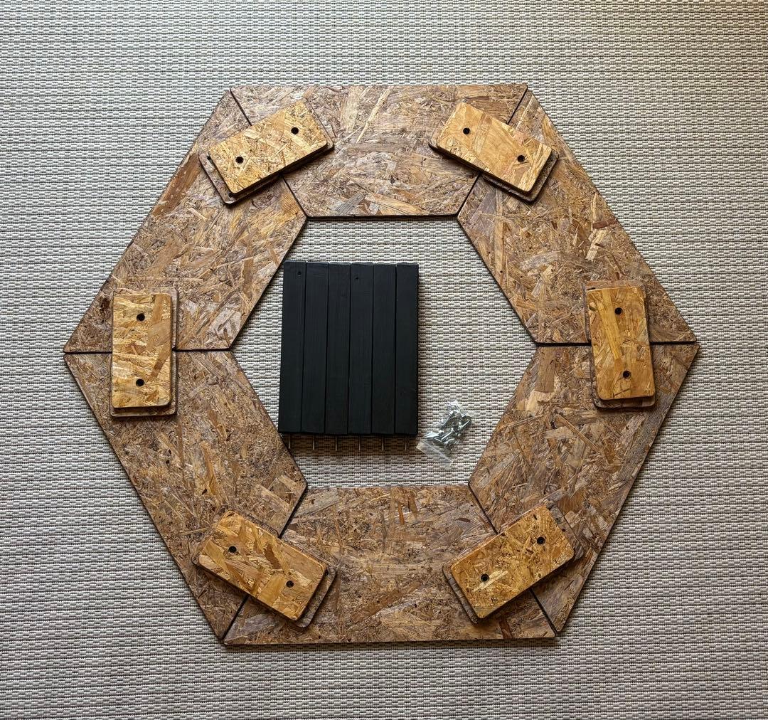 ちゃんひー ヘキサテーブル50 センターテーブル付き　FHC60w